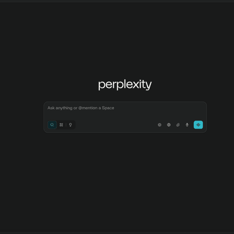 Perplexity AI interface
