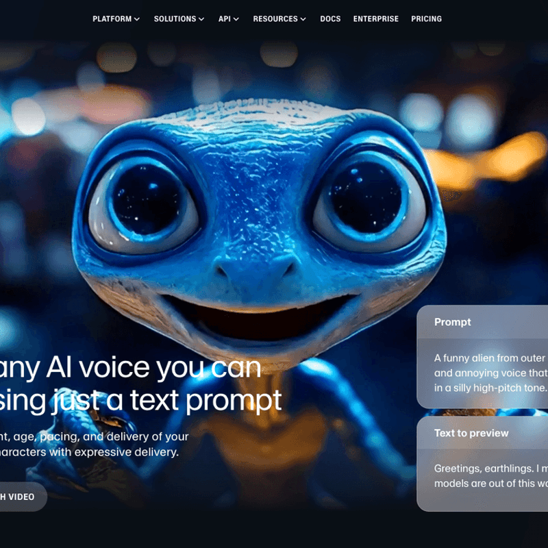 VoiceAI interface